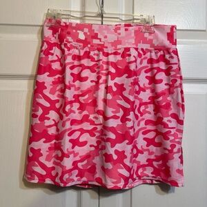 NWT Skort Obsession Size L Large Pink Camo Skirt Skort